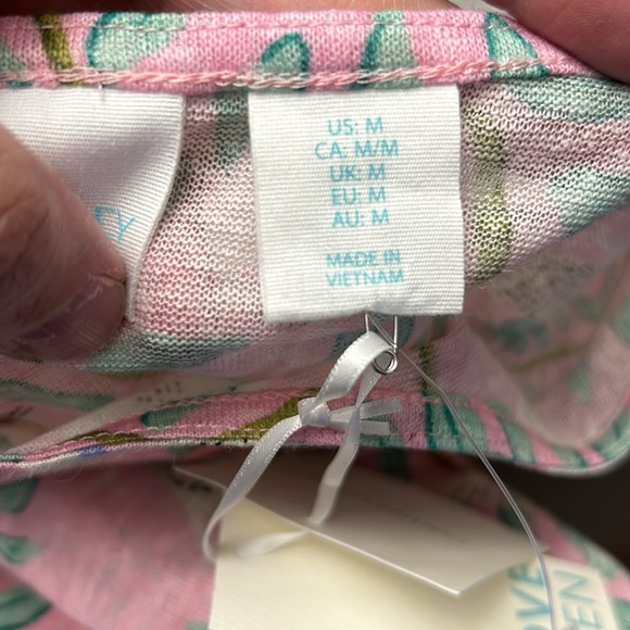 🎯Cynthia Rowley tropical 100% linen top NWT - Picture 7 of 7